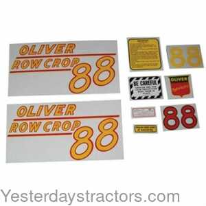 Oliver 88 Oliver 88 Row Crop Decal Set 102883