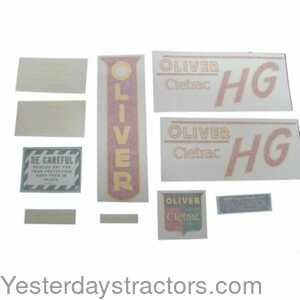 102933 Oliver Decal Set 102933
