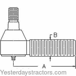 Ford 8160 Tie Rod End 104696