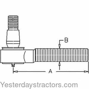 Ford 8970 Tie Rod End 104698