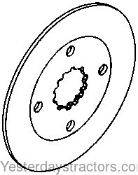 Farmall 3288 Brake Disc 104712C21