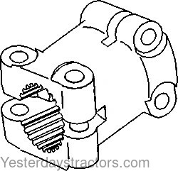 Oliver 1850 Clutch Shaft Coupler 104834A