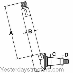 104988 Spindle - Right Hand 104988