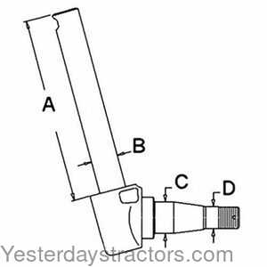 Massey Ferguson 30 Spindle - Right Hand 105012