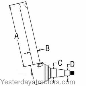 105023 Spindle - Right Hand 105023