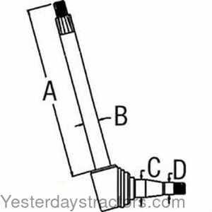 105028 Spindle - Right Hand 105028