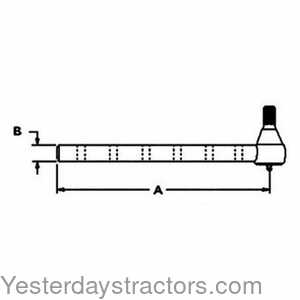 Massey Ferguson 1080 Tie Rod 105172