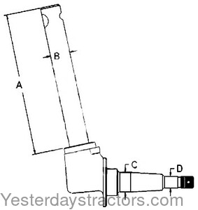 Oliver 550 Spindle 106459AA