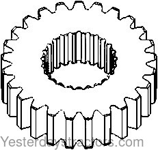 Oliver 80 Transmission Input Shaft 107266A