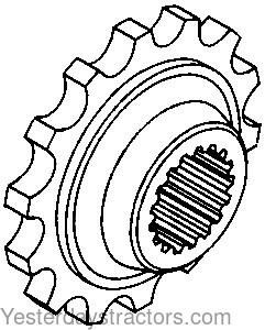 Oliver 1950T Coupler Sprocket 107416A