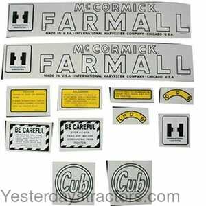 109982 Farmall Cub Decal Set 109982