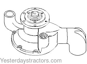 Minneapolis Moline G1050 Water Pump 10B30457