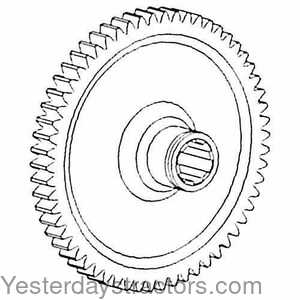 Farmall 1066 IPTO Driven Gear 111652