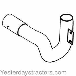 Case 2470 Exhaust Pipe 115134
