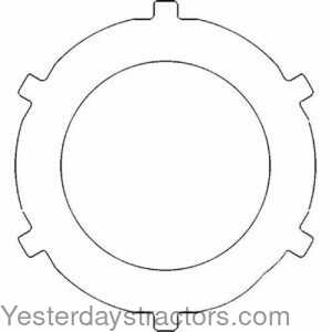 John Deere 8440 Independent PTO Clutch Plate 117042
