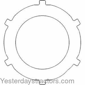 John Deere 8430 Independent PTO Clutch Plate 117042