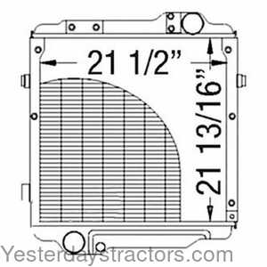 Massey Ferguson 6290 Radiator 119578