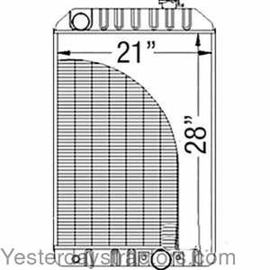 John Deere 310 Radiator 119623