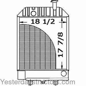 Ford 6500 Radiator 119628