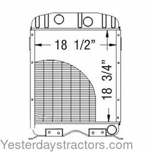 Ford Major Radiator 119633