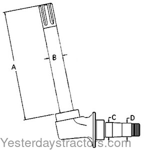 Minneapolis Moline M670 Spindle 11B23096