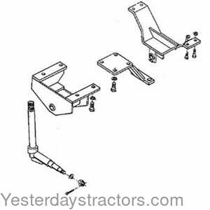 Farmall Schwartz Heavy Duty Wide Front End with Hubs for Farmall 544 656 706 756 806 856 - 120001