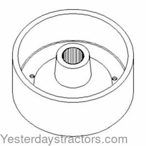 Ford 1500 Brake Drum 121409