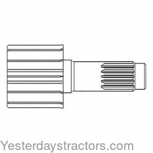 John Deere 4430 Pinion Shaft 121461