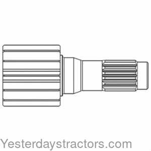 John Deere 7020 Pinion Shaft 126894