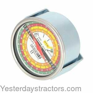 Farmall 806 Tachometer Gauge - White Face - MPH 126978