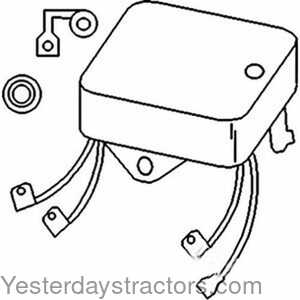 Ford 4610 Voltage Regulator - 12 Volt 127002