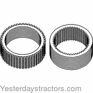 John Deere 4555 Synchronizer Disc Kit 127030