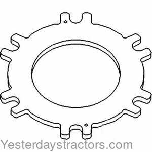 John Deere 7200 Clutch Plate 127082