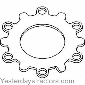 John Deere 7700 Transmission Plate 127114