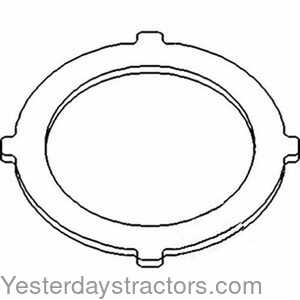 John Deere 7600 Transmission Plate 127117