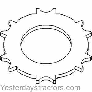 John Deere 6600 Clutch Plate - 4.500 inch I.D. 127118