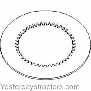 John Deere 555A Steel Clutch Disc 127155