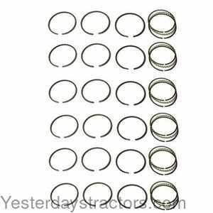 Allis Chalmers A Piston Ring Set - Standard - 6 Cylinder 128893