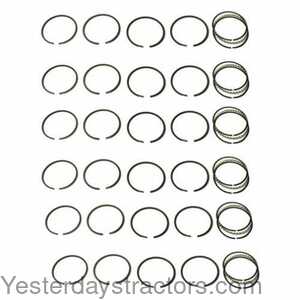 Allis Chalmers WD45 Piston Ring Set - Standard - 6 Cylinder 128907