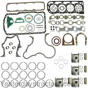 Ford 5100 Engine Rebuild Kit - Less Bearings - .040 inch Oversize Pistons 131037