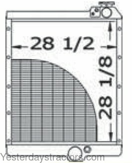 Case 7250 Radiator 131751A2