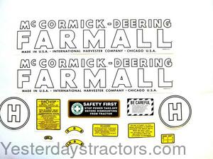 Farmall H Decal Set IHCMDH