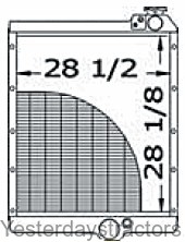 Case 7210 Radiator 140501A2