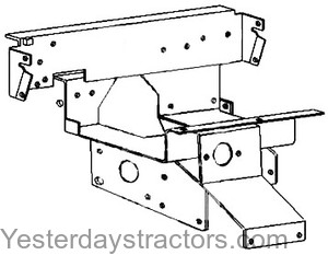 Massey Ferguson 20D Battery Platform Assembly 1474522M93