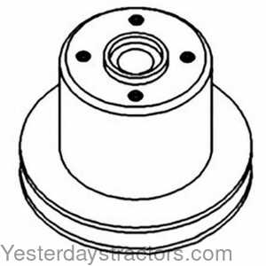 Massey Ferguson 4253 Water Pump Pulley 150388