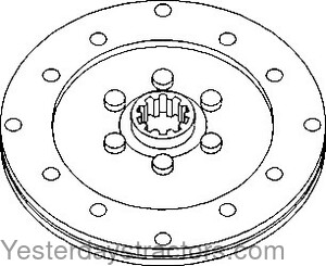 Massey Harris MH82 Clutch Plate 1506025M91