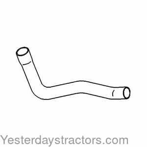 John Deere 7600 Radiator Hose - Upper 150791