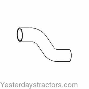 John Deere 7510 Radiator Hose - Lower 150853