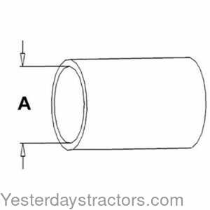 John Deere 8640 Radiator Hose - Upper 150878