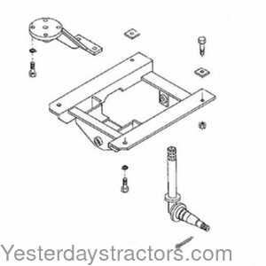 John Deere 2520 Saddle Assembly 152012